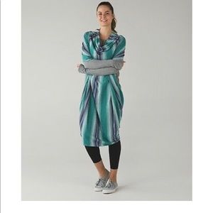 lululemon sage scarf sunset cotton wrap NOWT